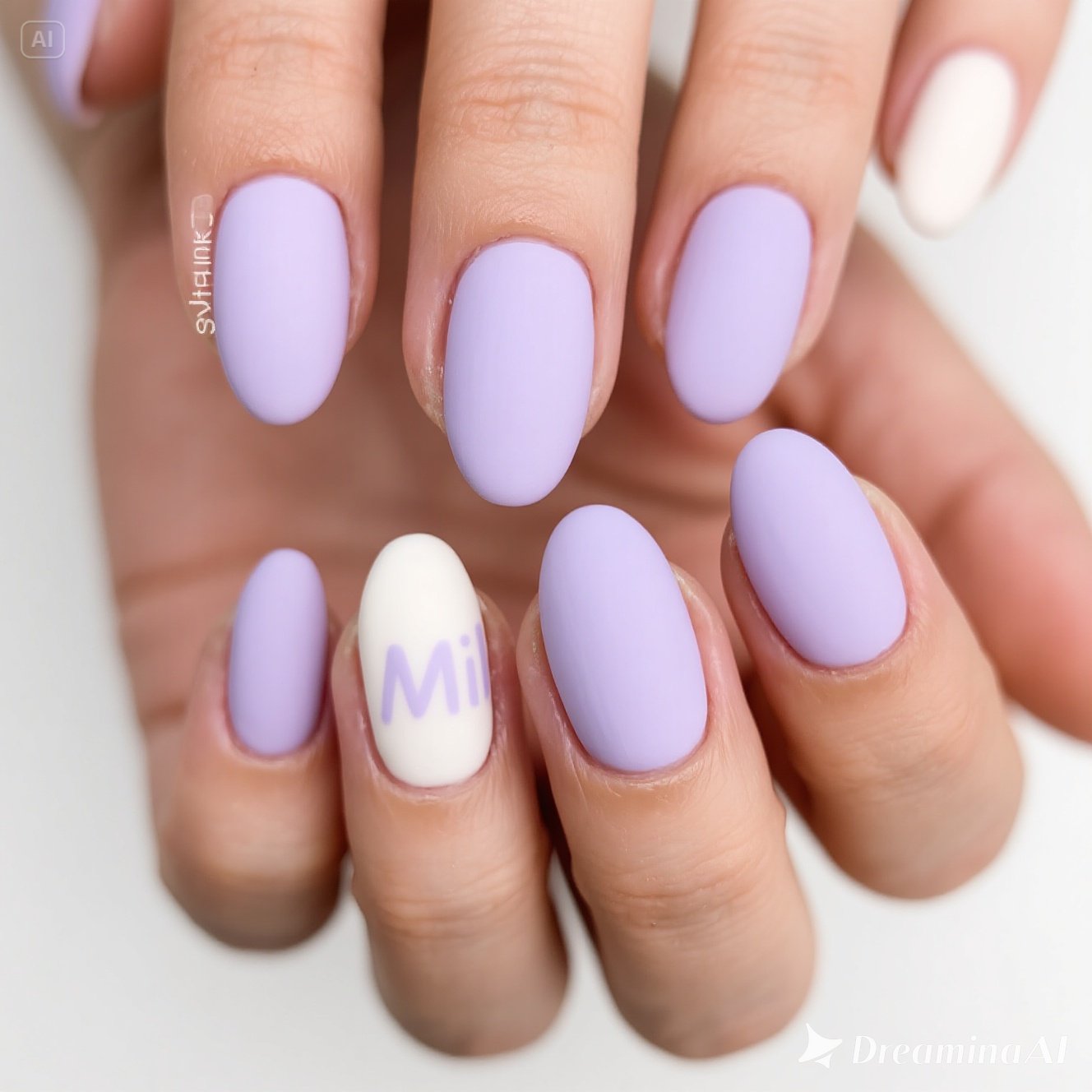 Lavender Milk Nails