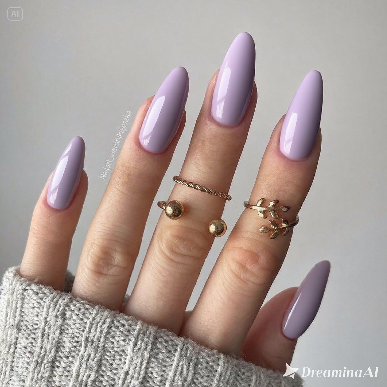 Lavender Milk Nails