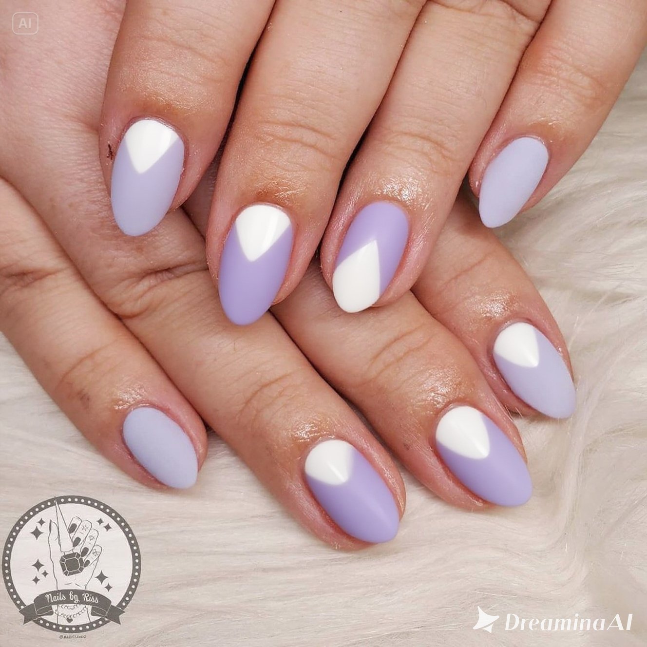 Lavender Milk Nails