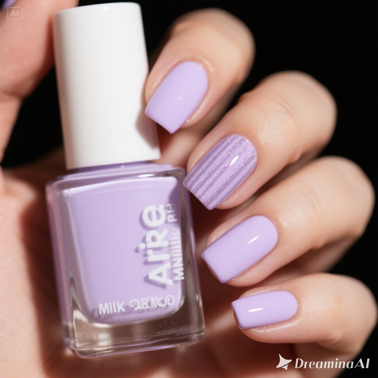 Lavender Milk Nails