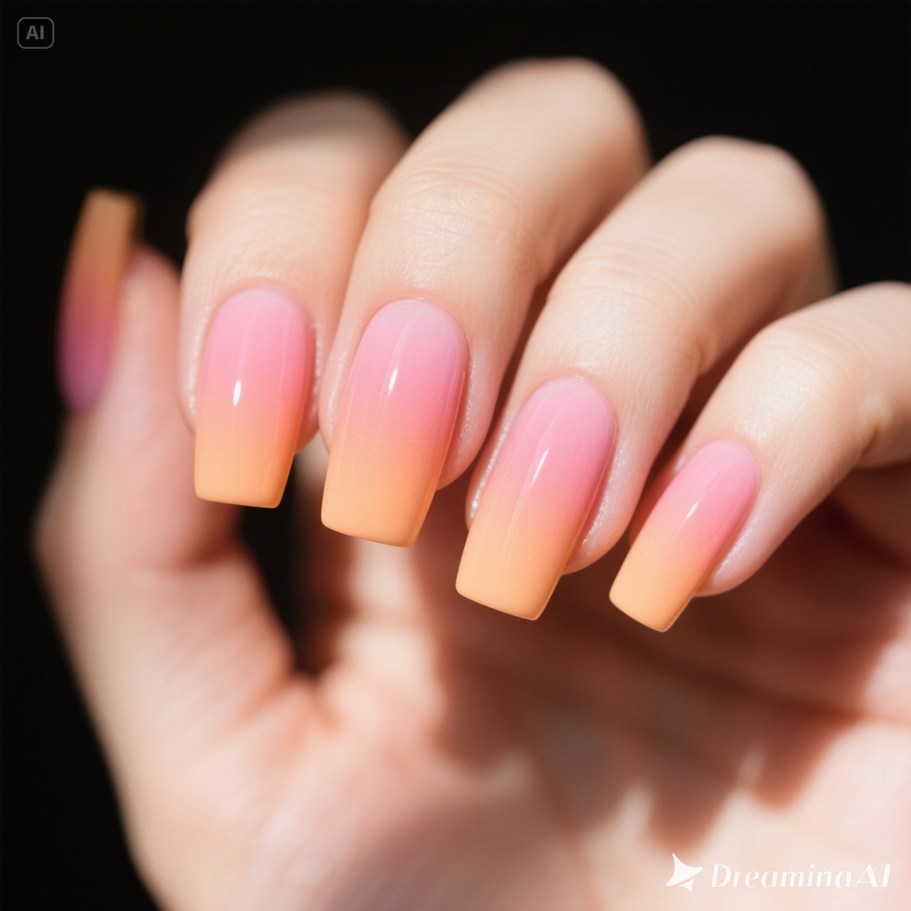 Sunset Nails