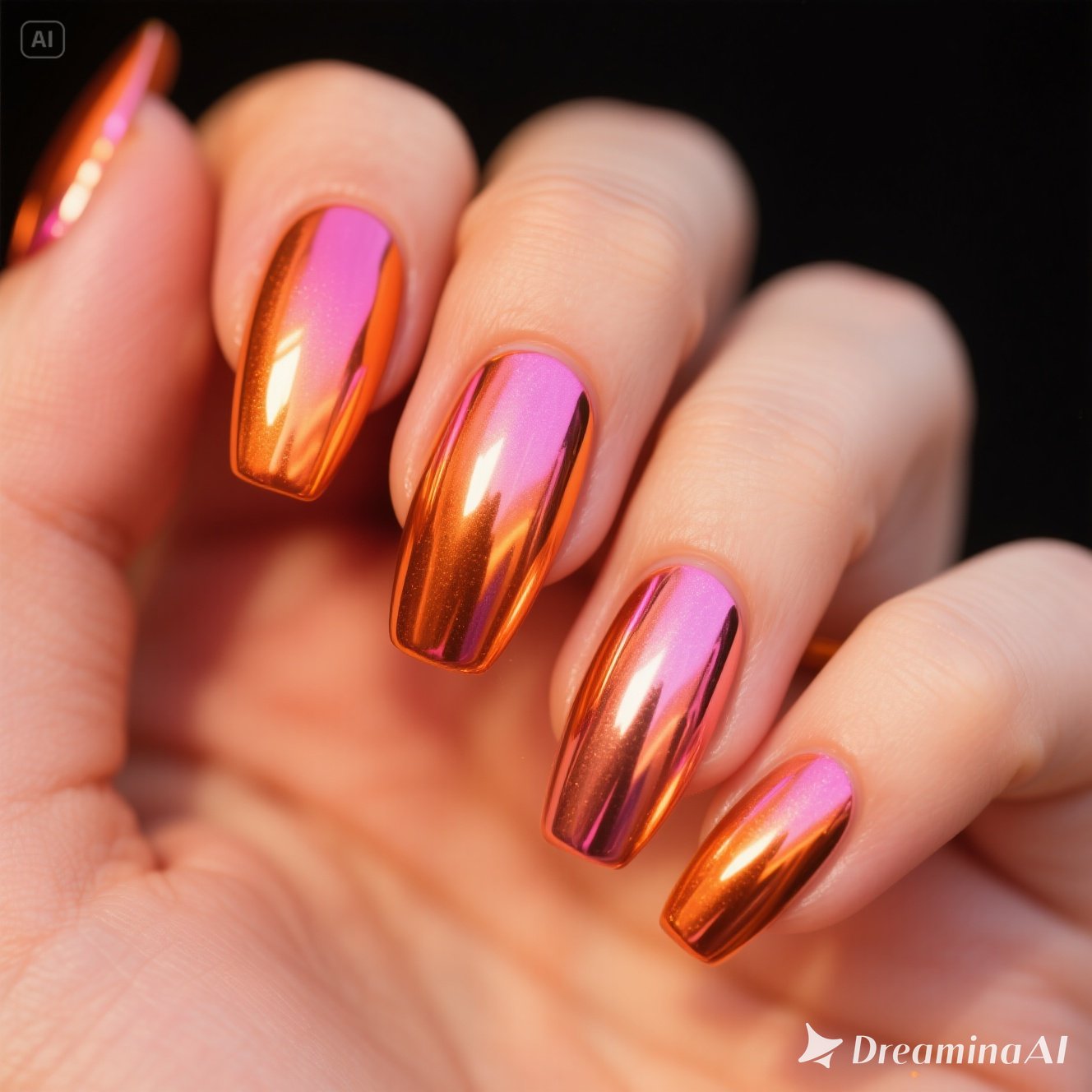 Sunset Nails