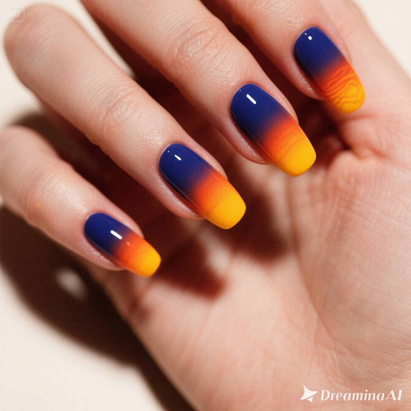 Sunset Nails