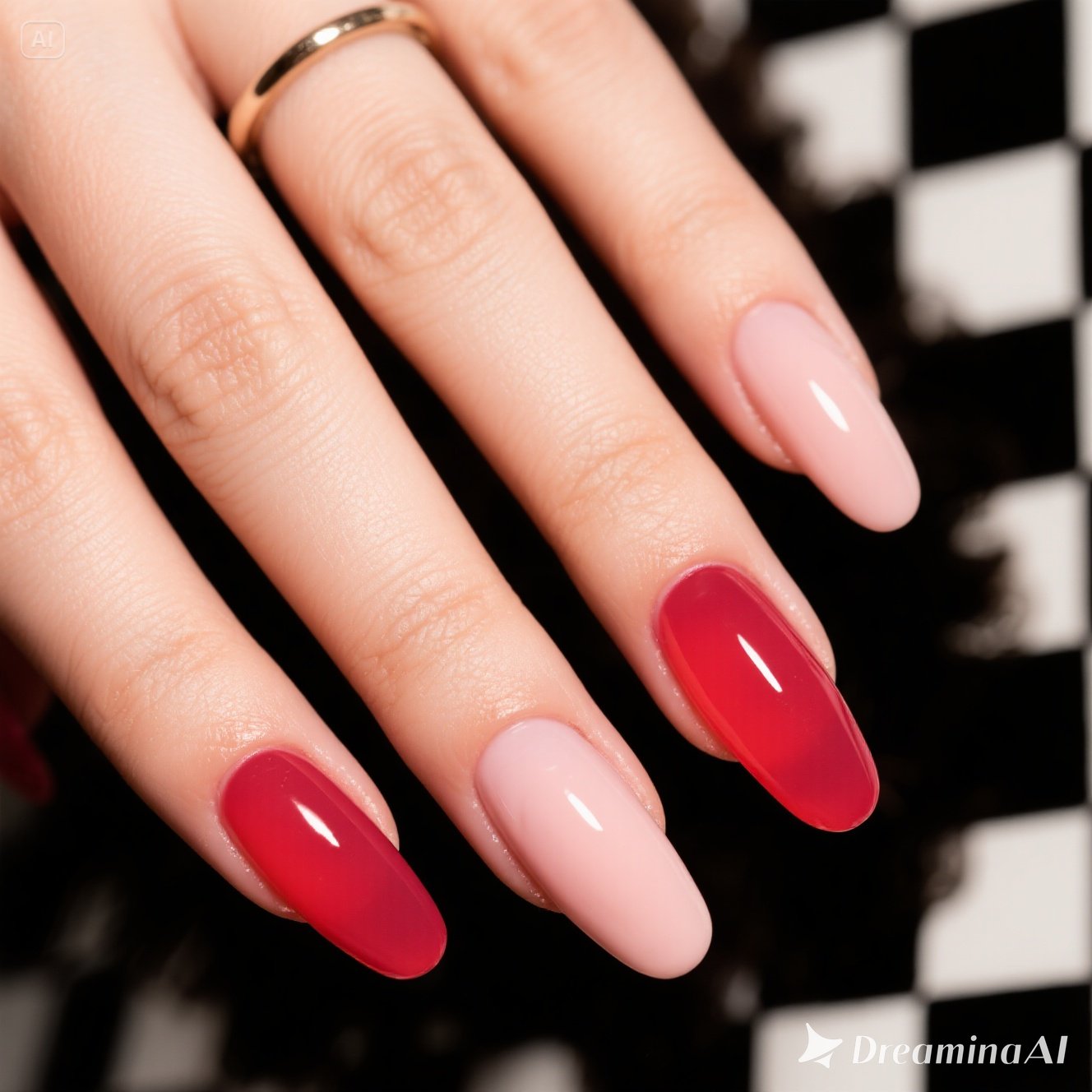 Cherry Tone Nails