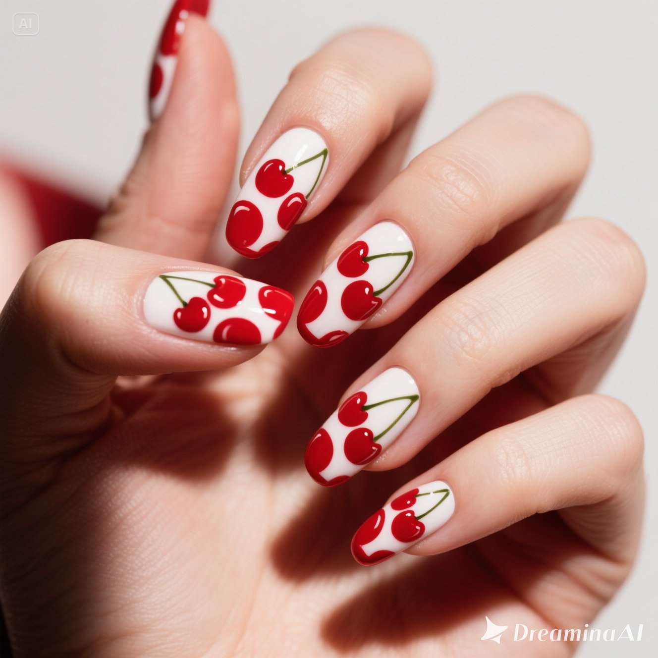 Cherry Tone Nails