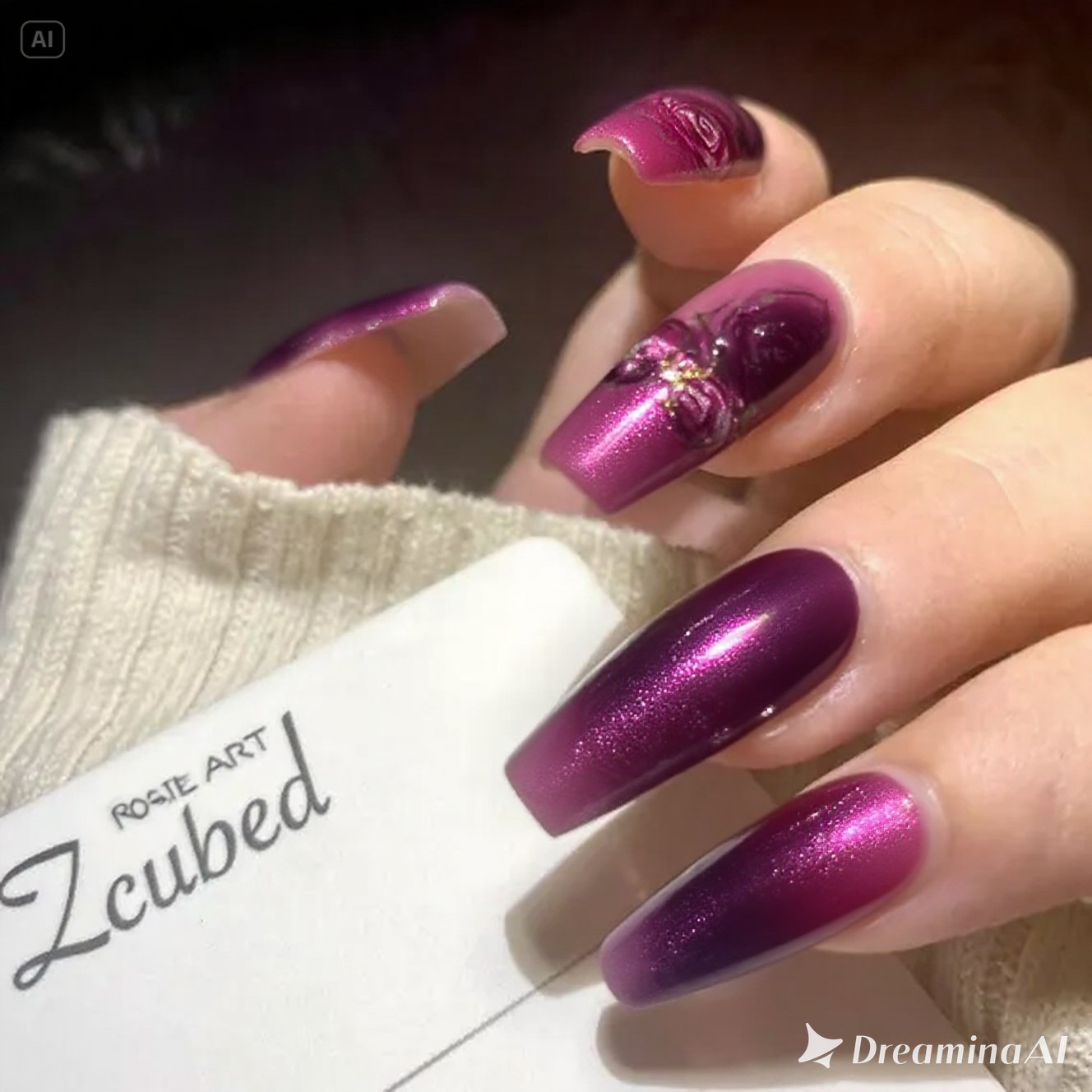 Rosé Twilight Nails