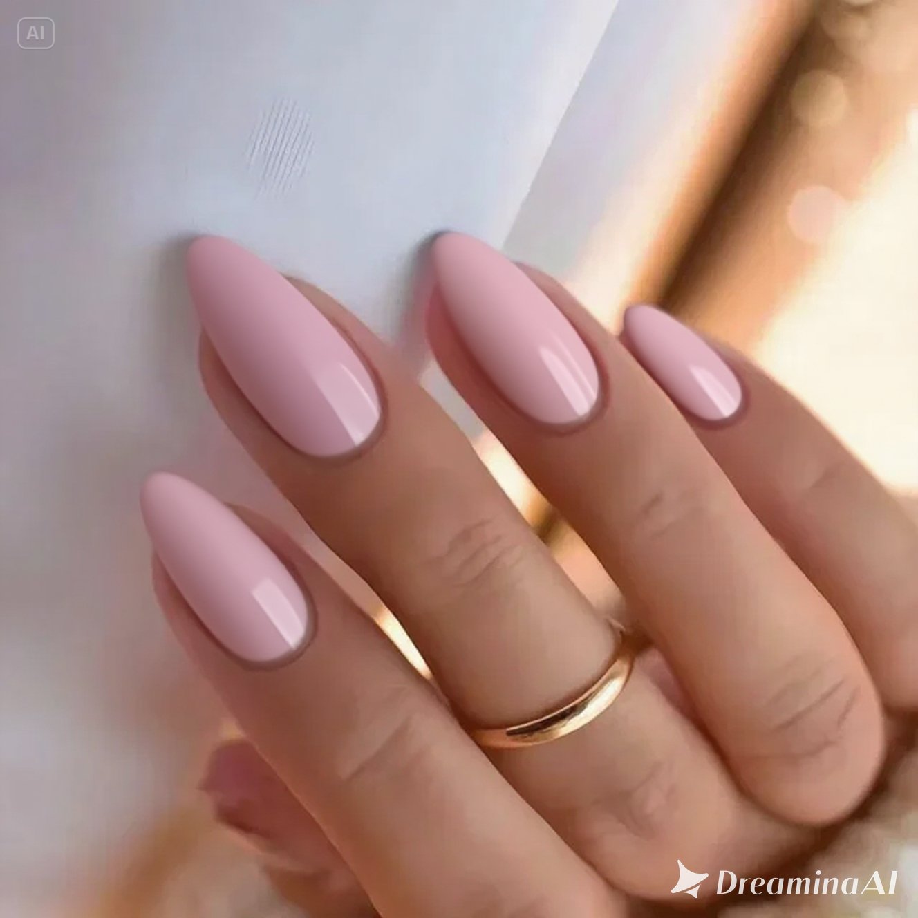 Rosé Twilight Nails