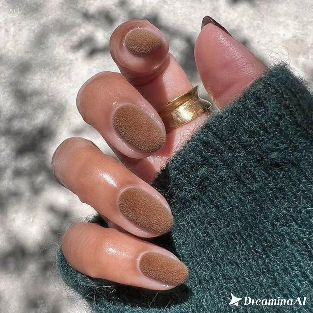 Nutmeg and Warm Brown nails 