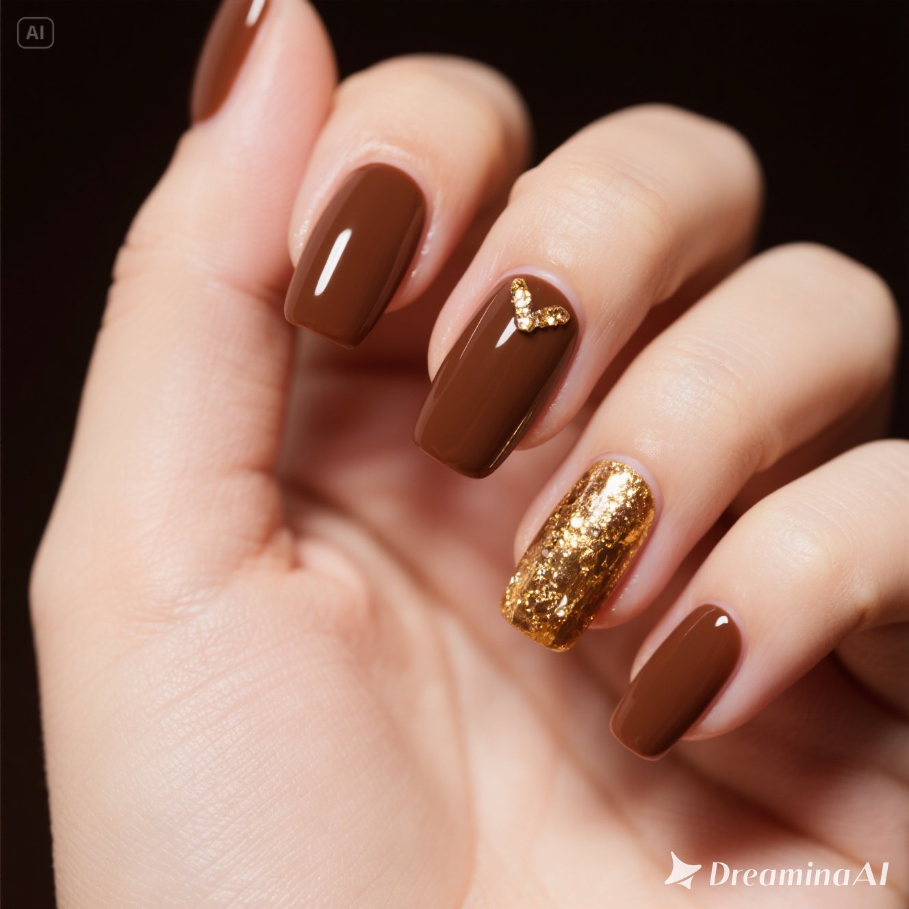 Chestnut Cozy Nails