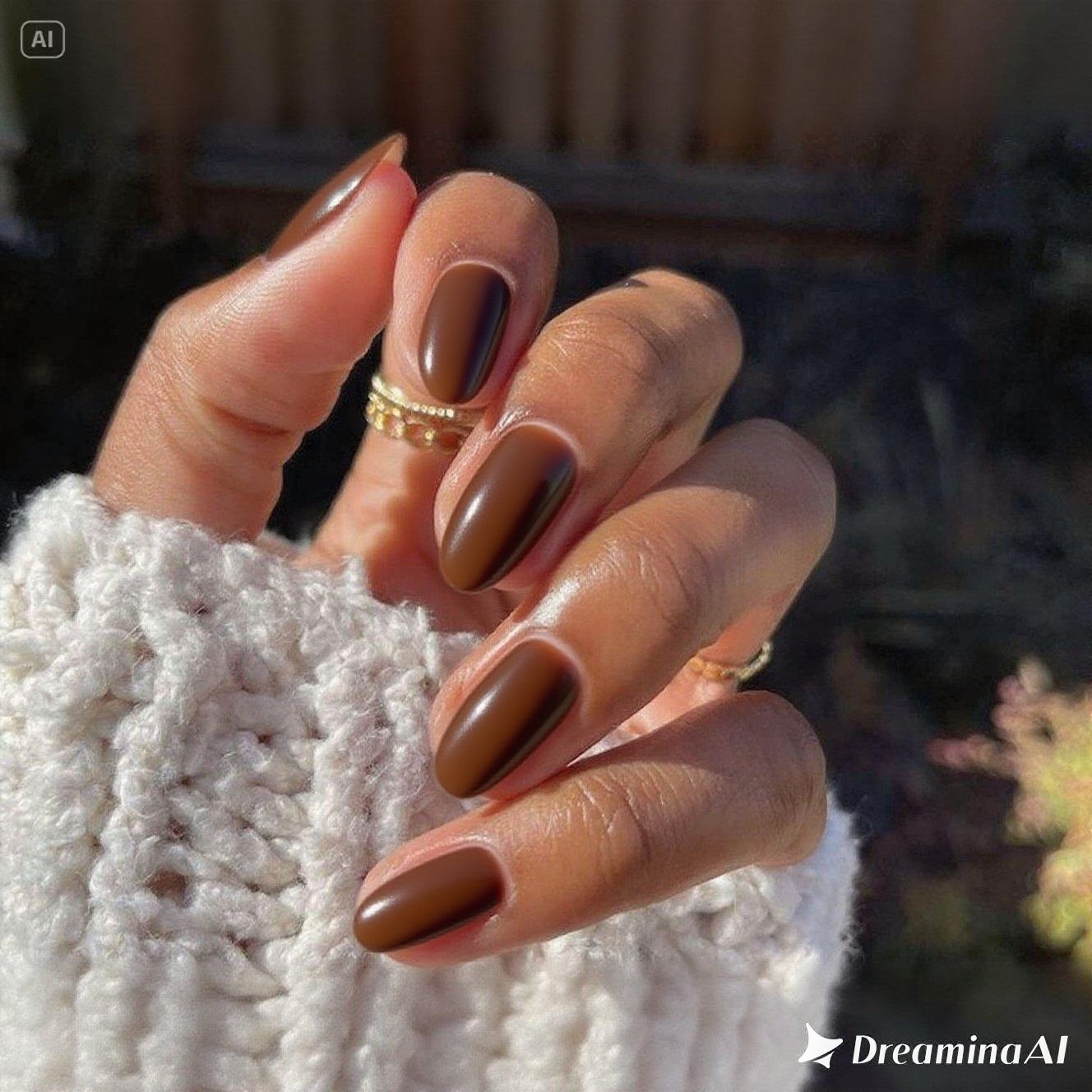 Chestnut Cozy Nails