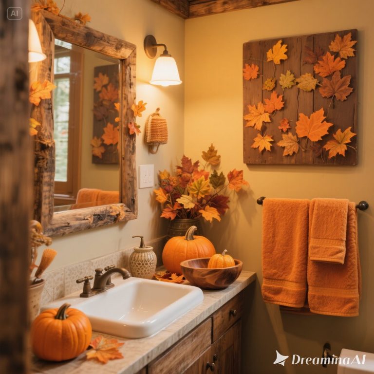 Fall Bathroom Decor: 12 Cozy Ideas to Make Your Space Warm and Beautiful