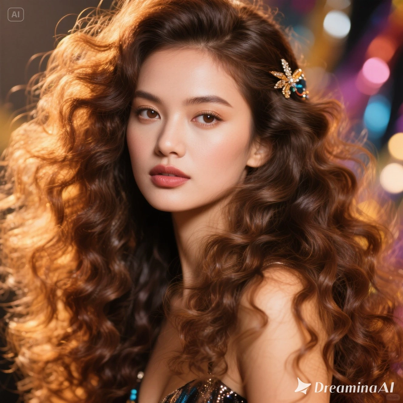 Long Curly Hairstyle