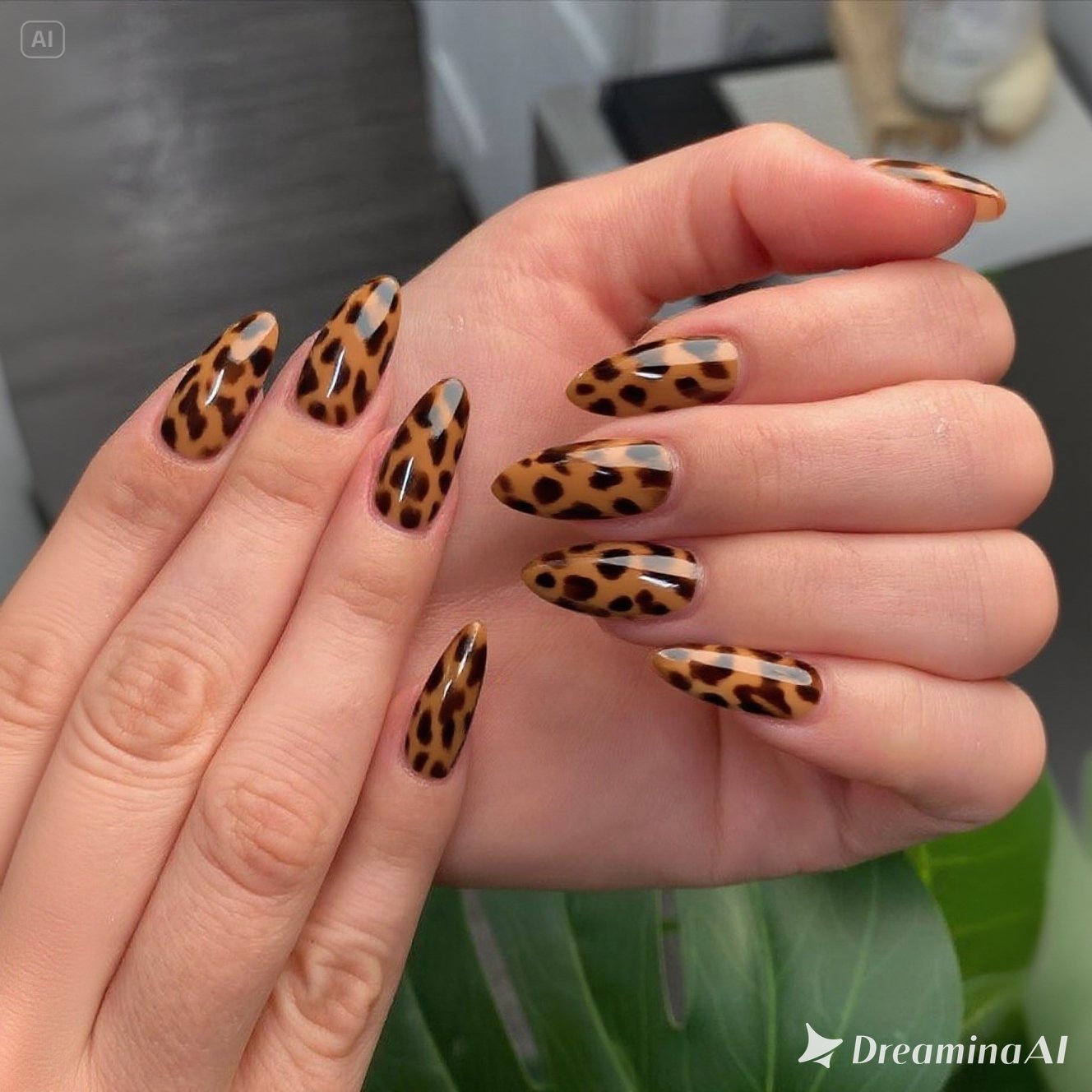 Nutmeg and Warm Brown nails 