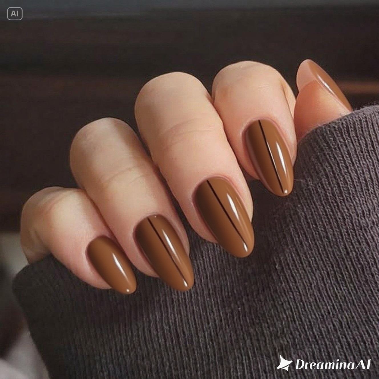 Nutmeg and Warm Brown nails 