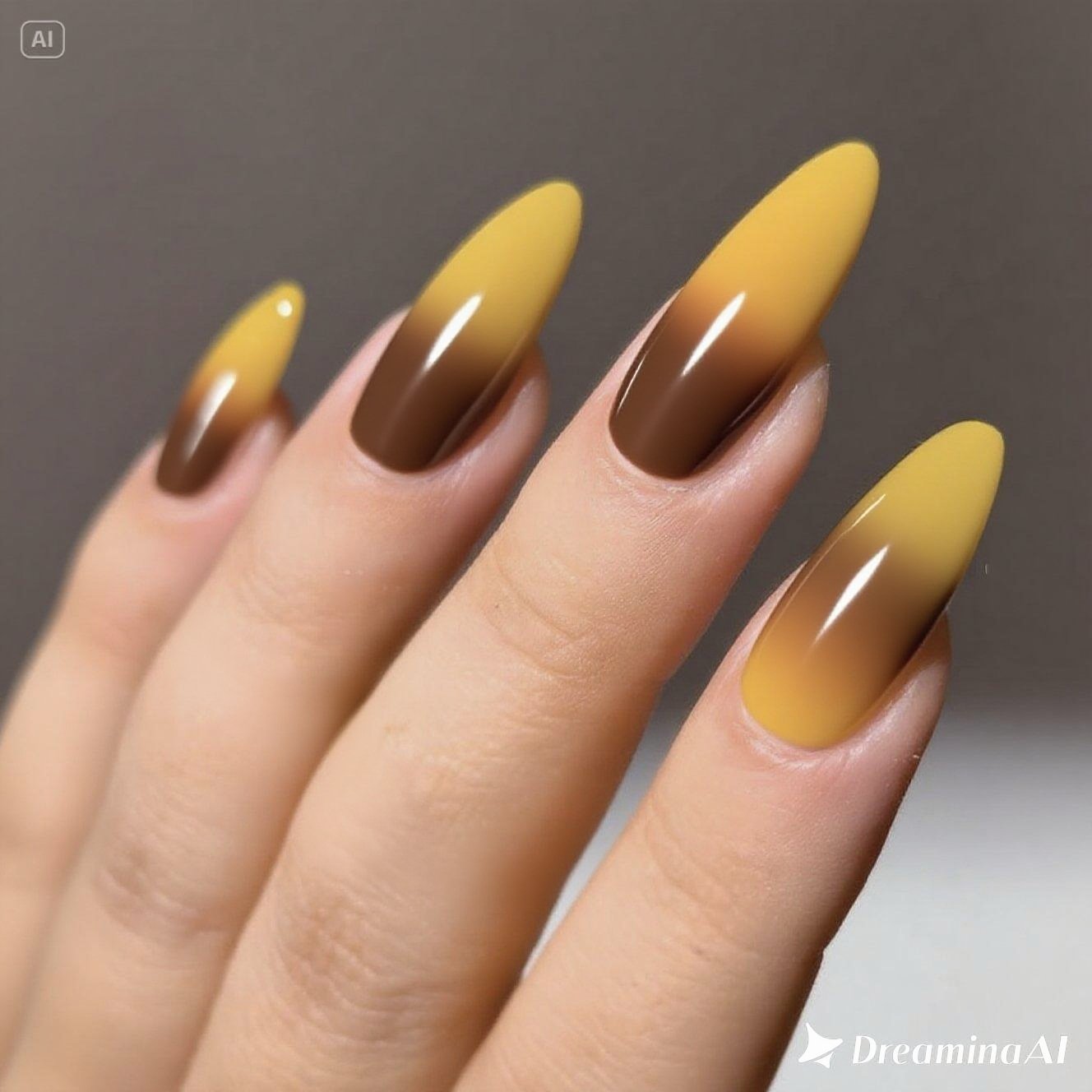 Nutmeg and Warm Brown nails 
