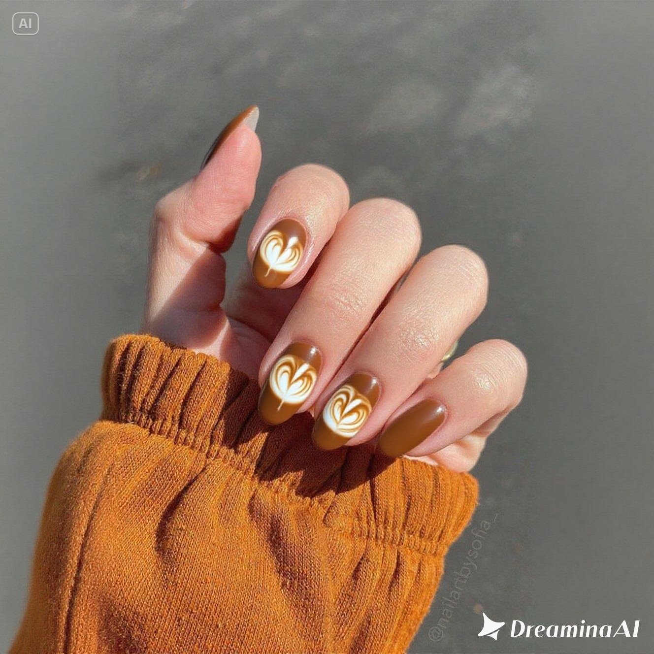  Pumpkin Nails 