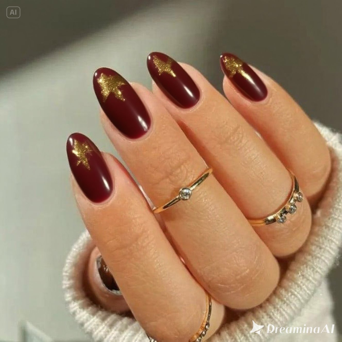 Rust Velvet Nails