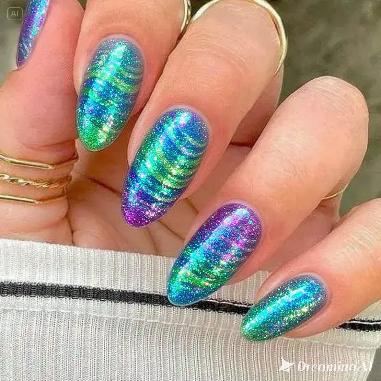 Beachy Waves Nails