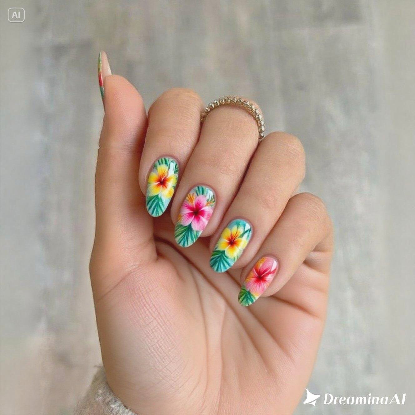 Floral & Mini Flowers Nails