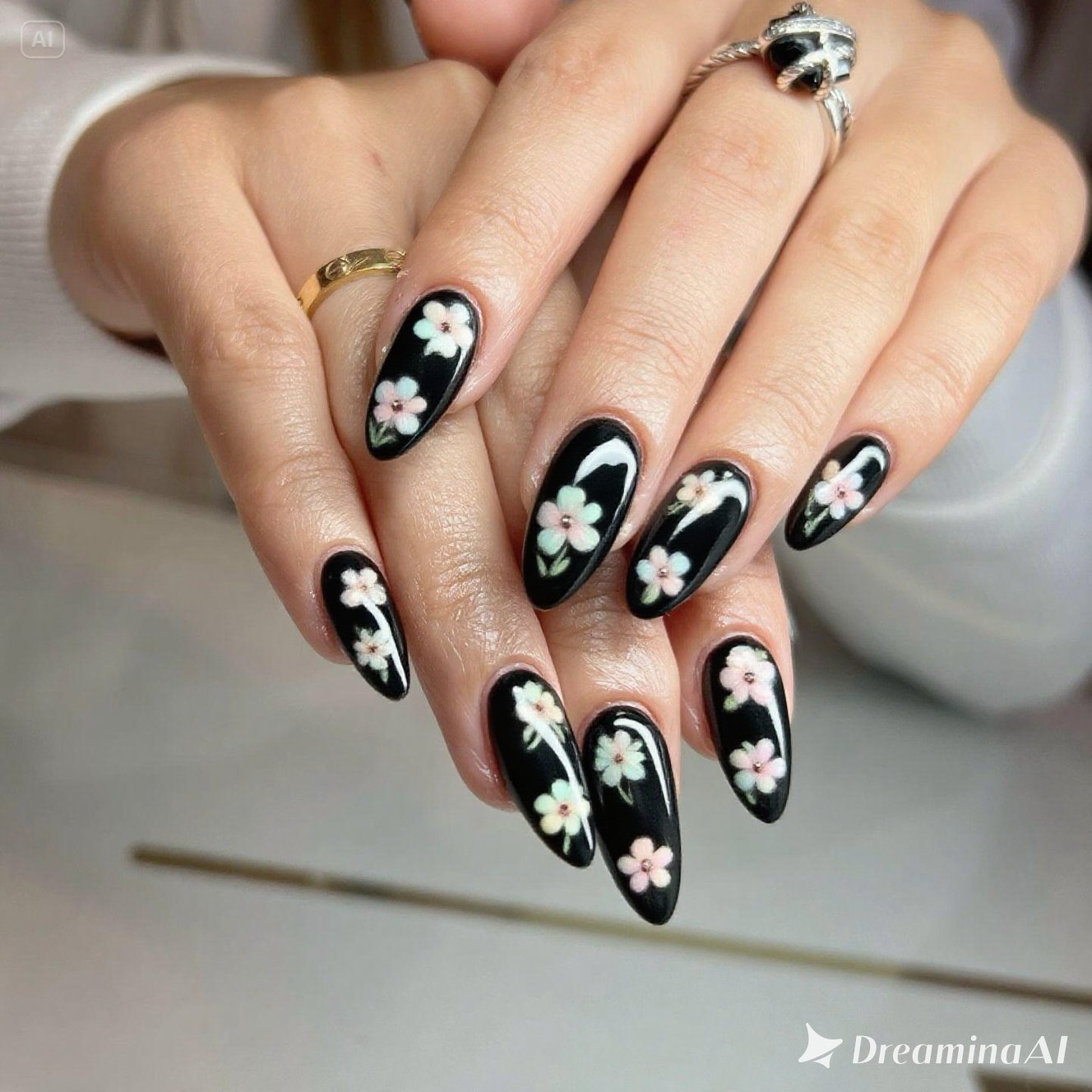 Floral & Mini Flowers Nails
