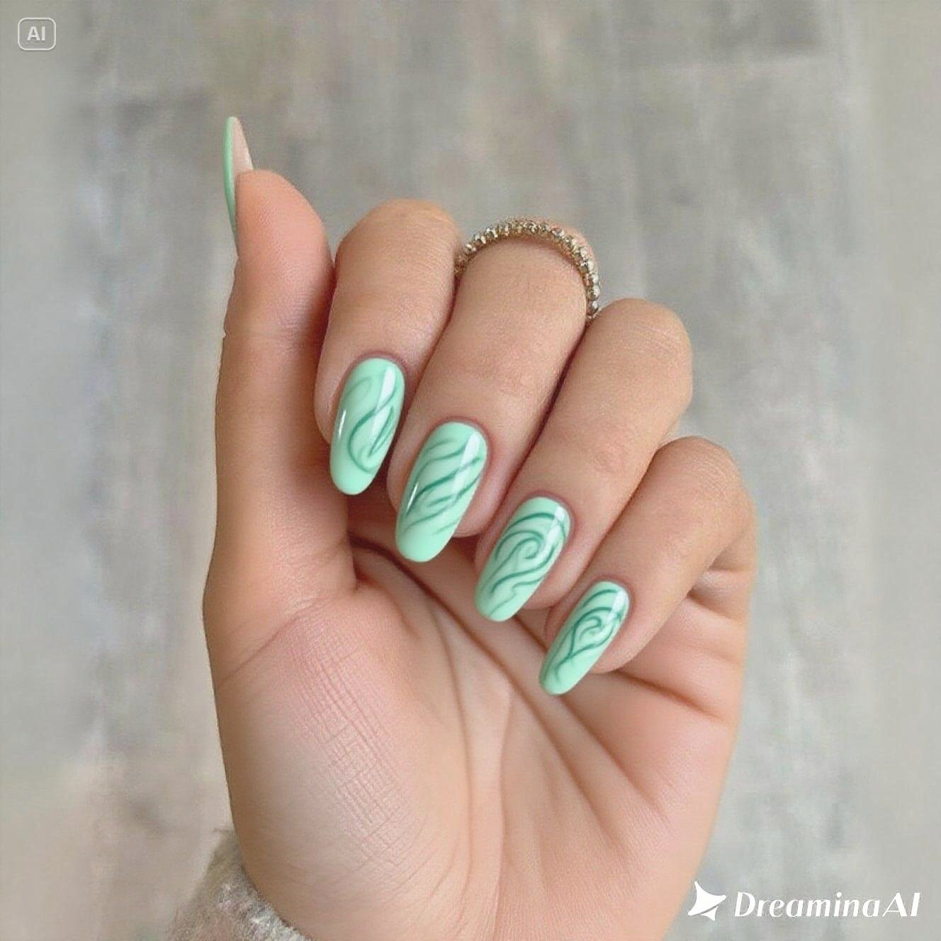 Beachy Waves Nails