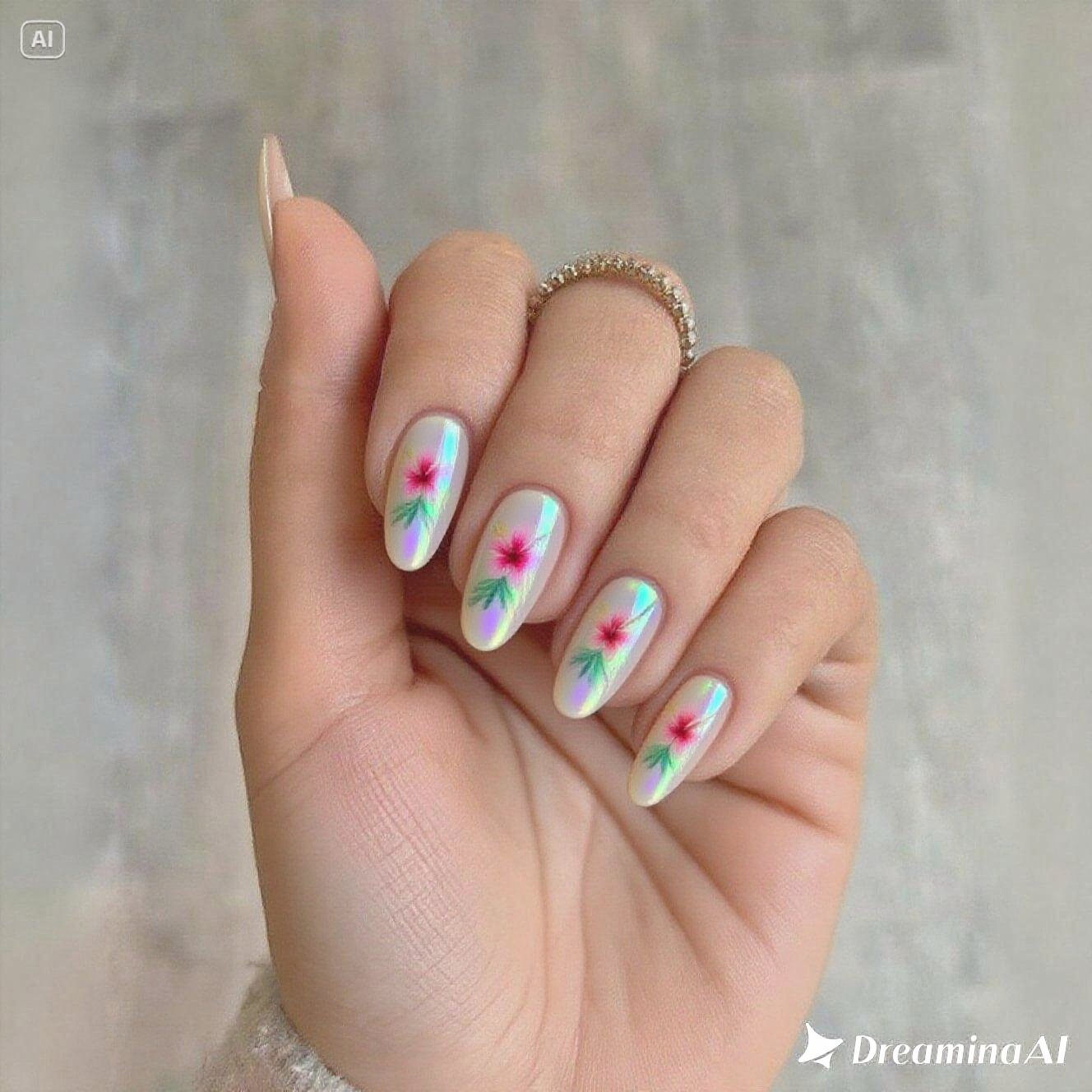 Beachy Waves Nails