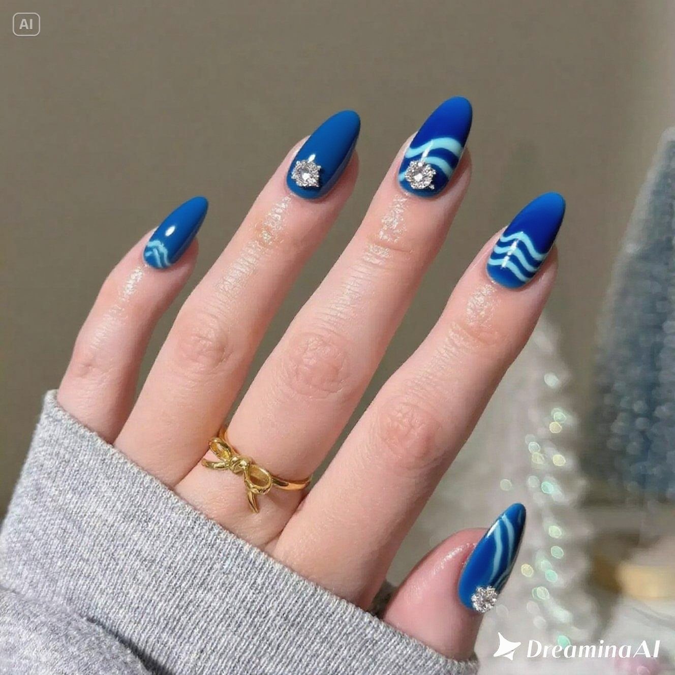 Beachy Waves Nails