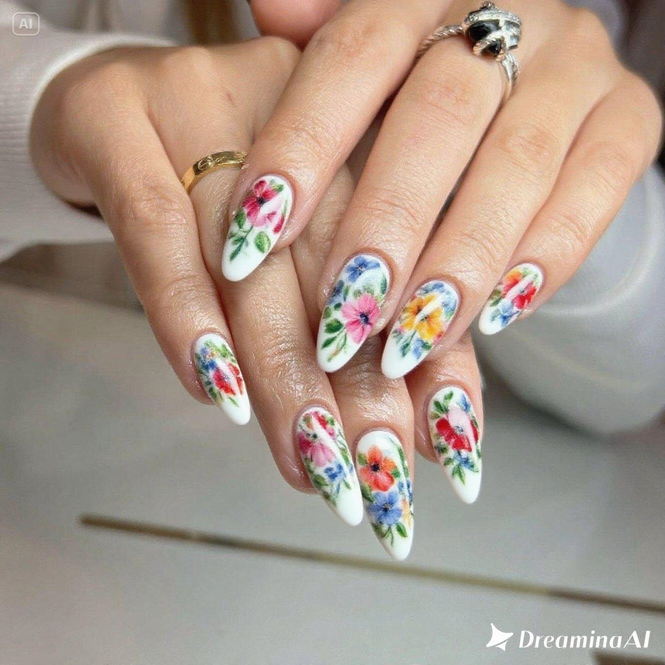 Floral & Mini Flowers Nails