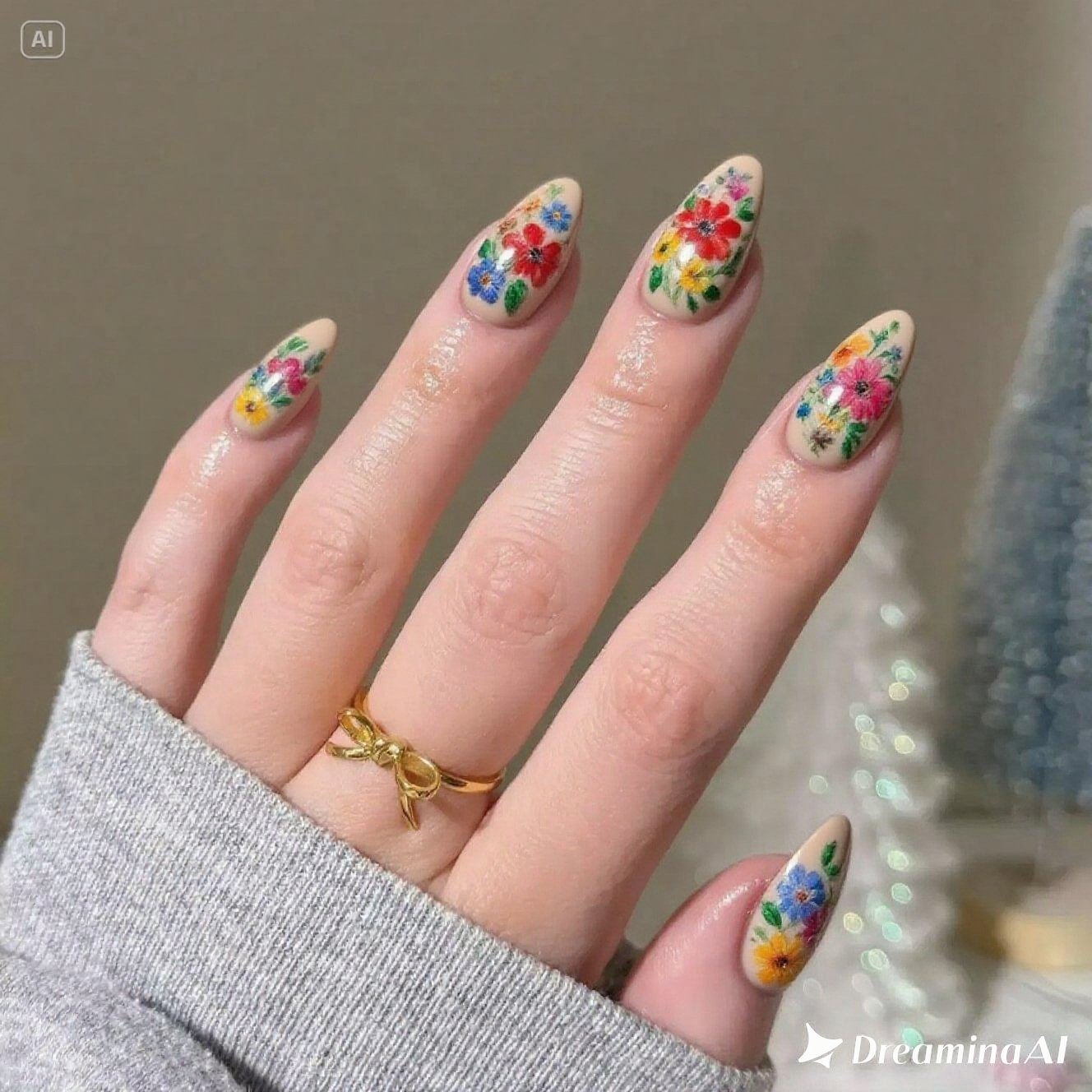 Floral & Mini Flowers Nails