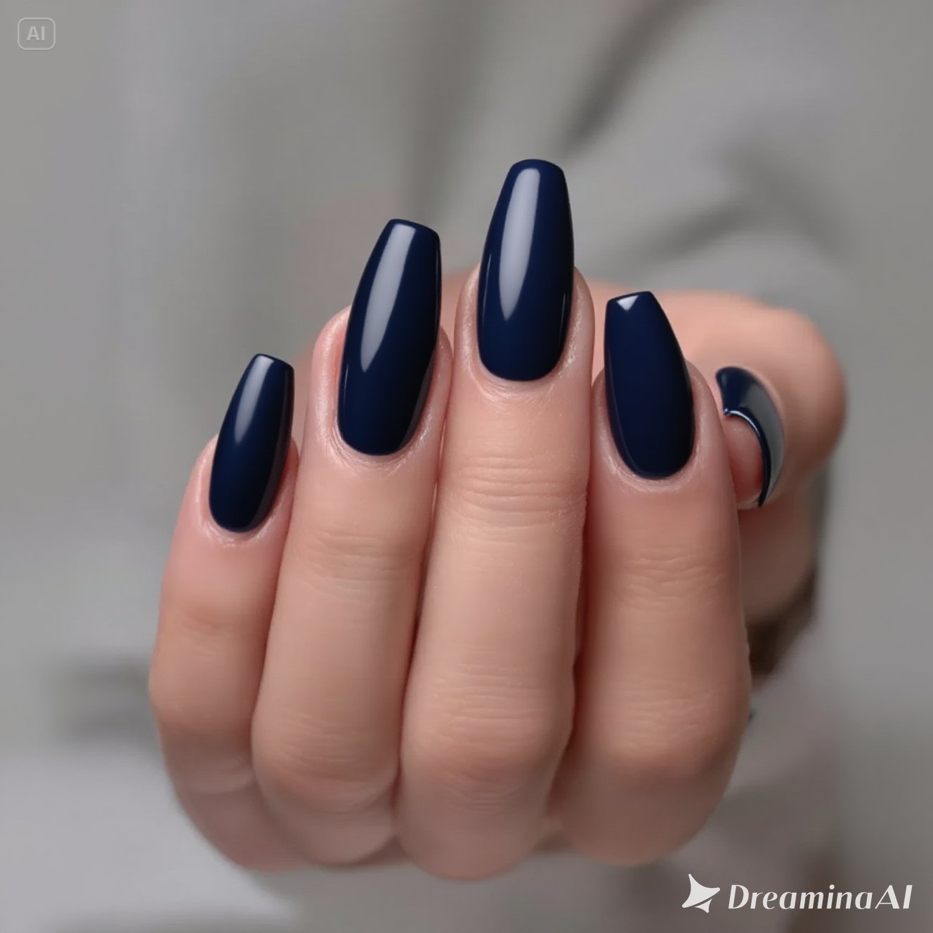 Vampy dark shades nails