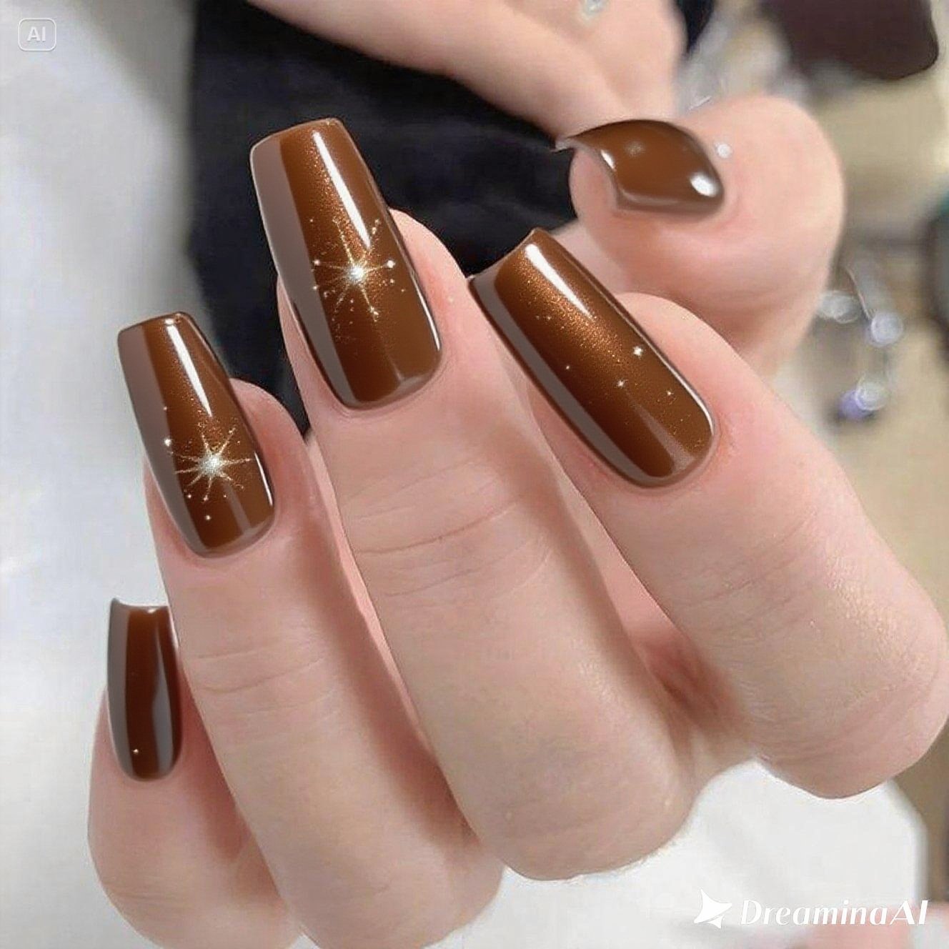 Celestial Bronze Nails