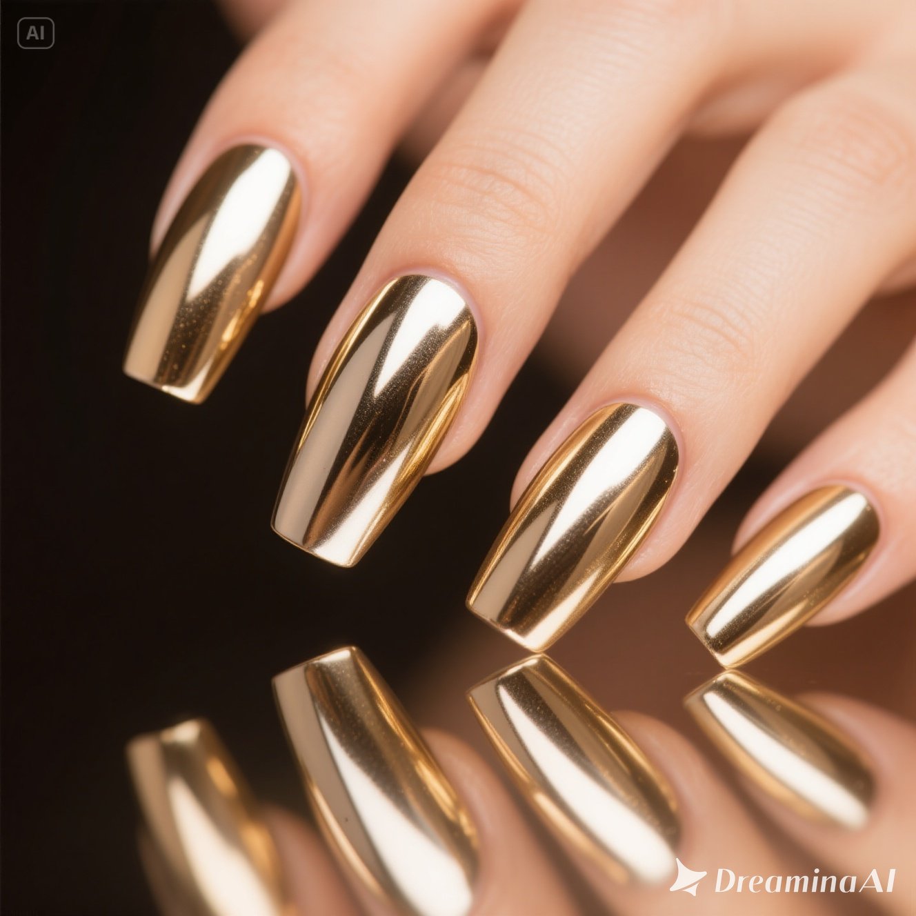 Celestial Bronze Nails
