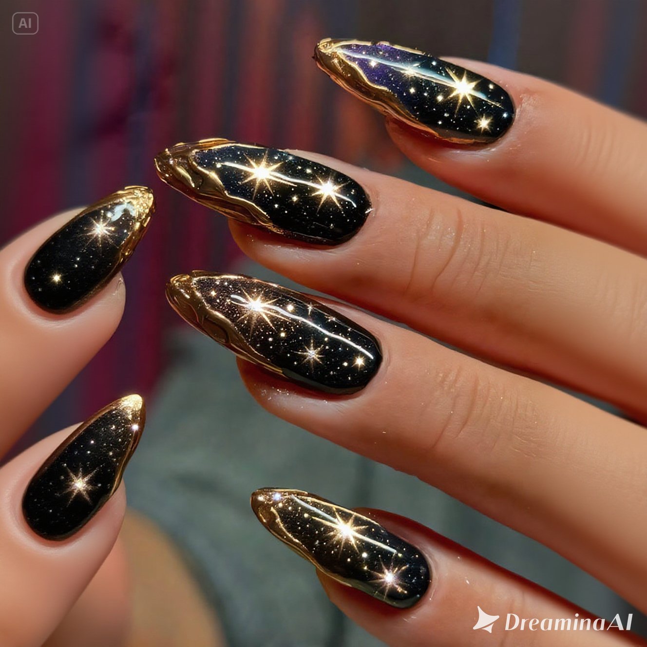 Celestial Bronze Nails
