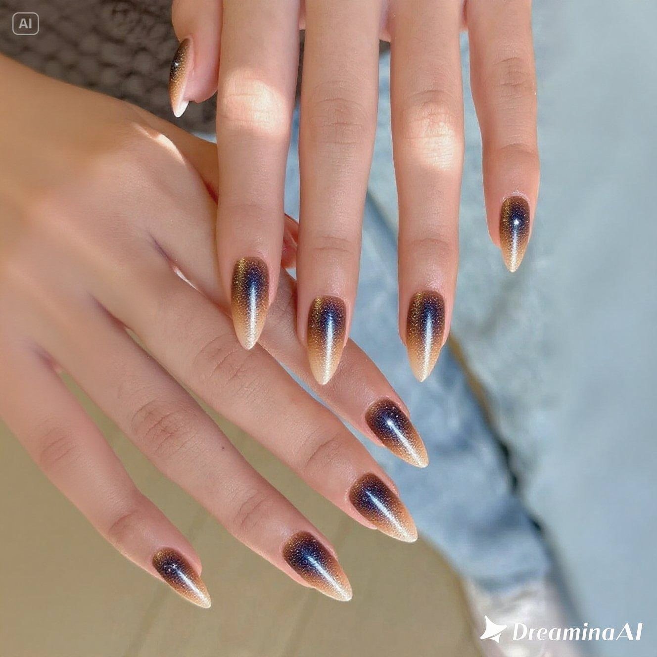 Celestial Bronze Nails