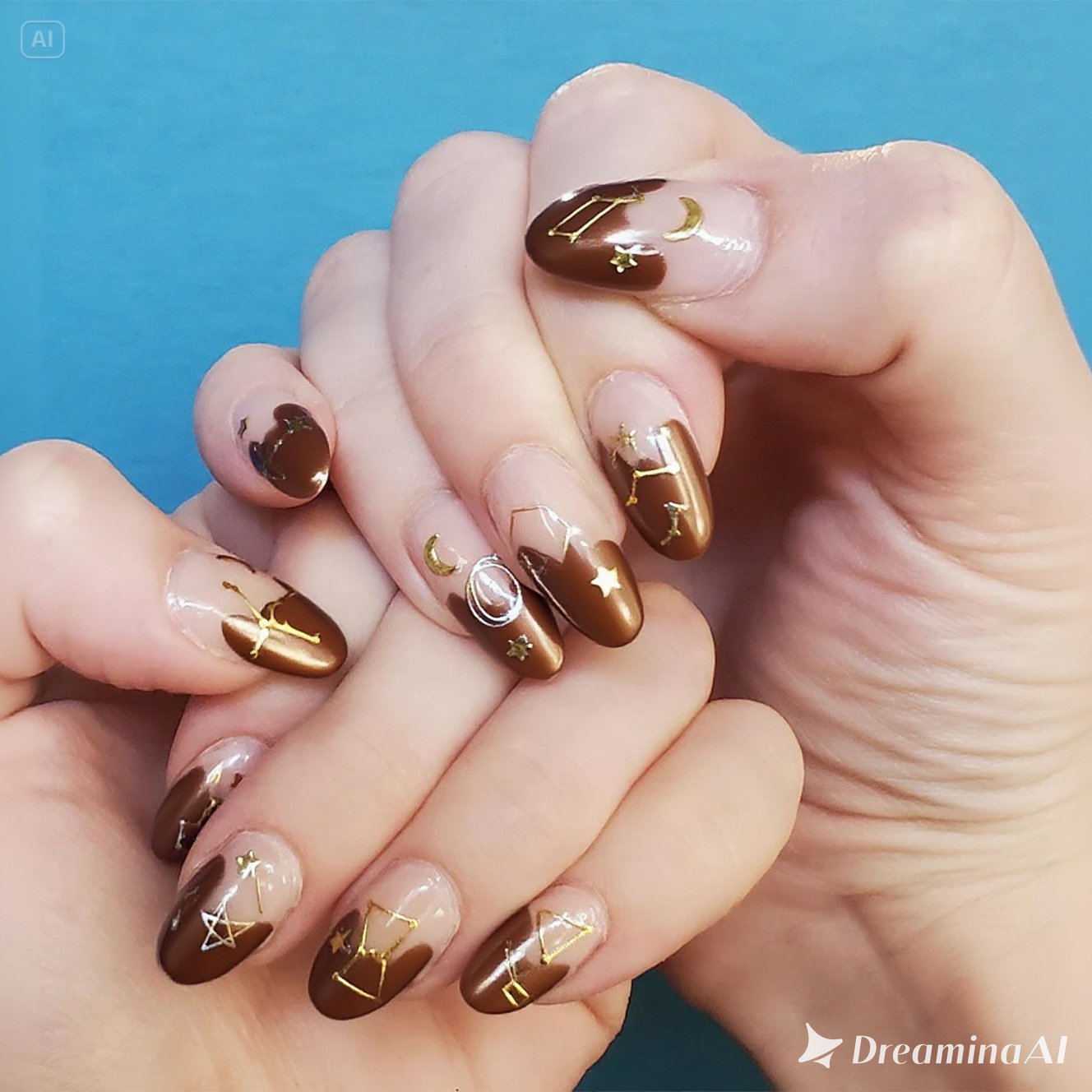 Celestial Bronze Nails