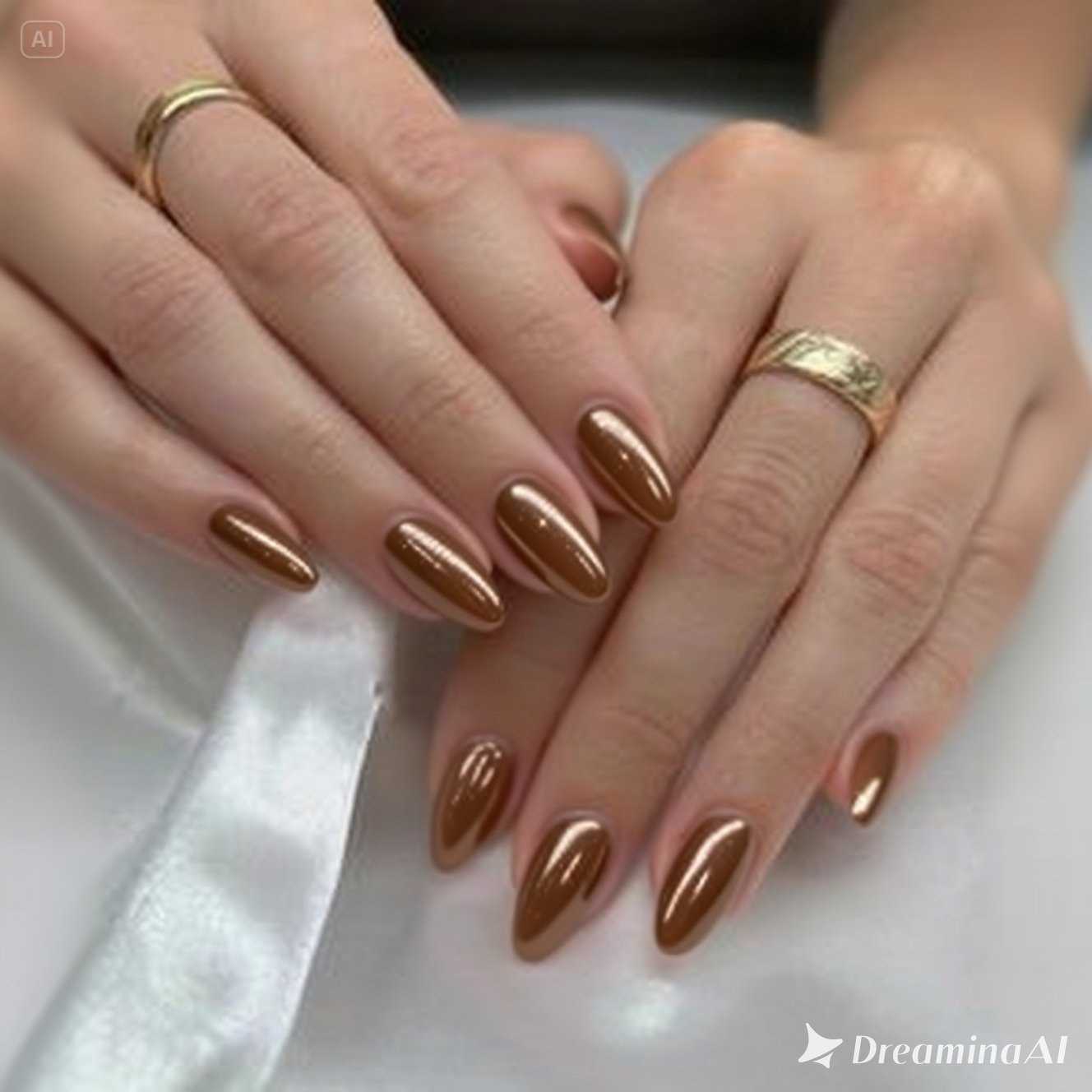 Celestial Bronze Nails