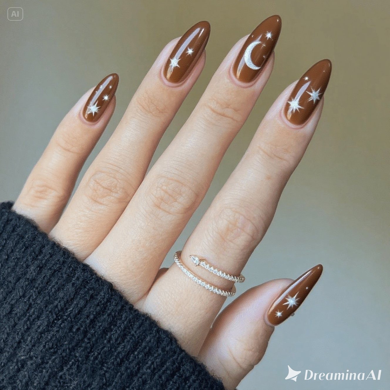 Celestial Bronze Nails