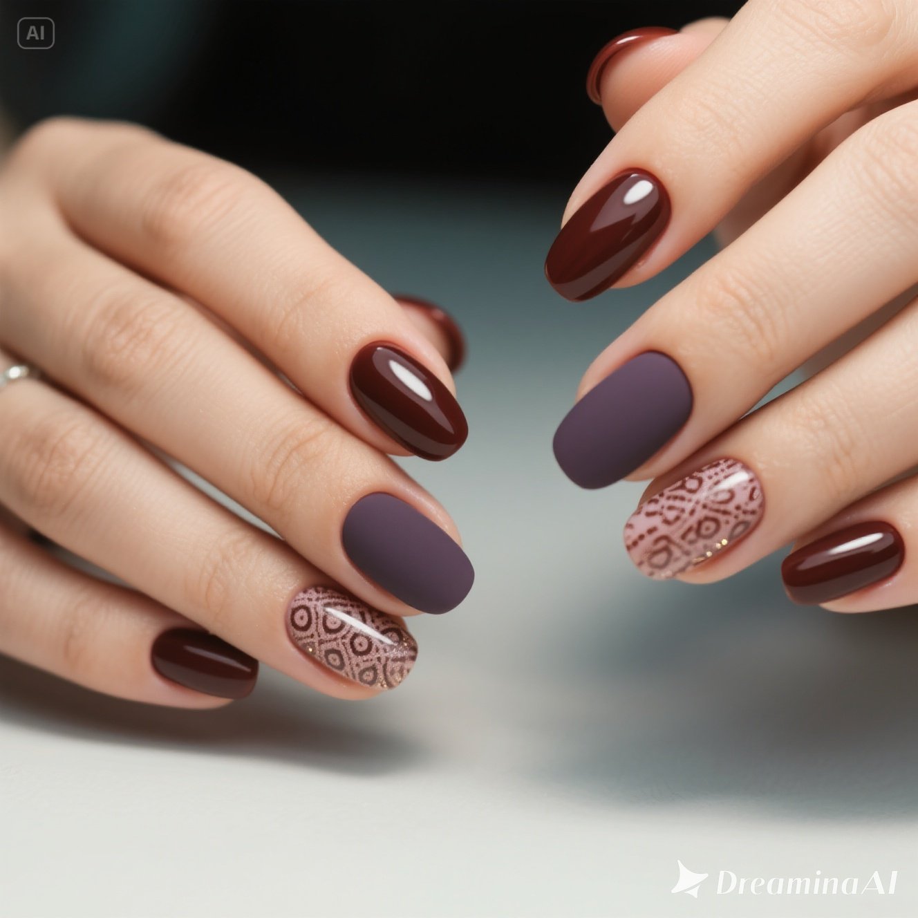 Rosewood Dusk Nails