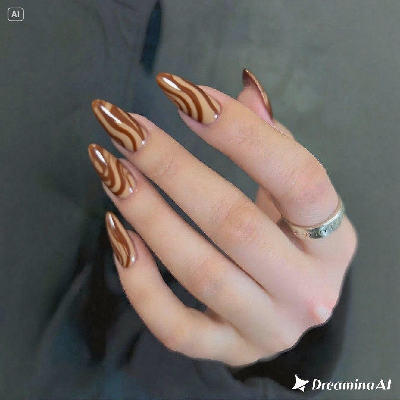 Cocoa Aura Nails