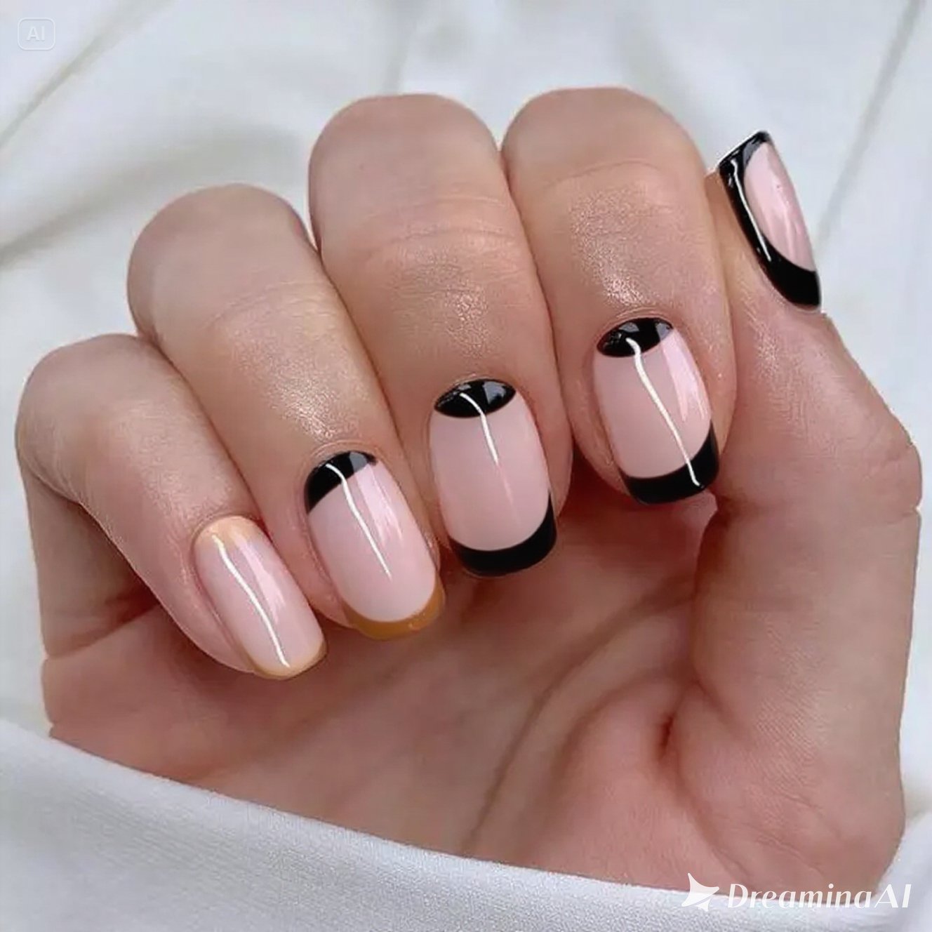 Long French Nail