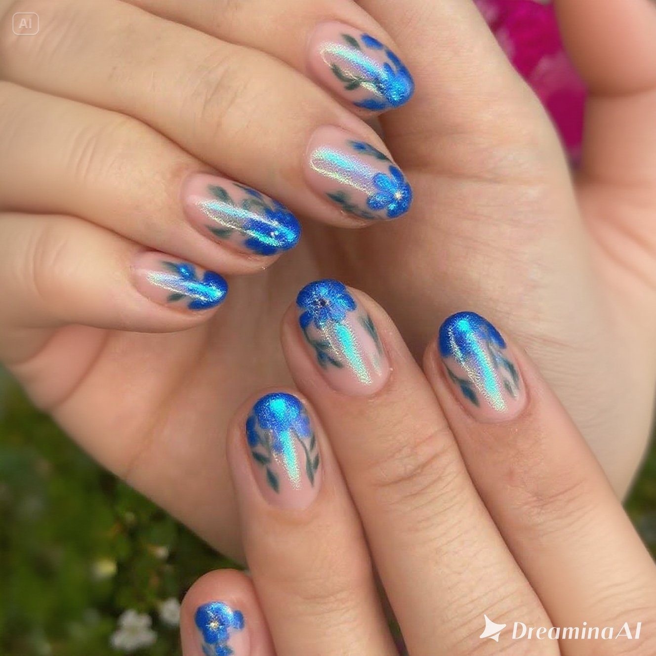 September Birthstone Nail