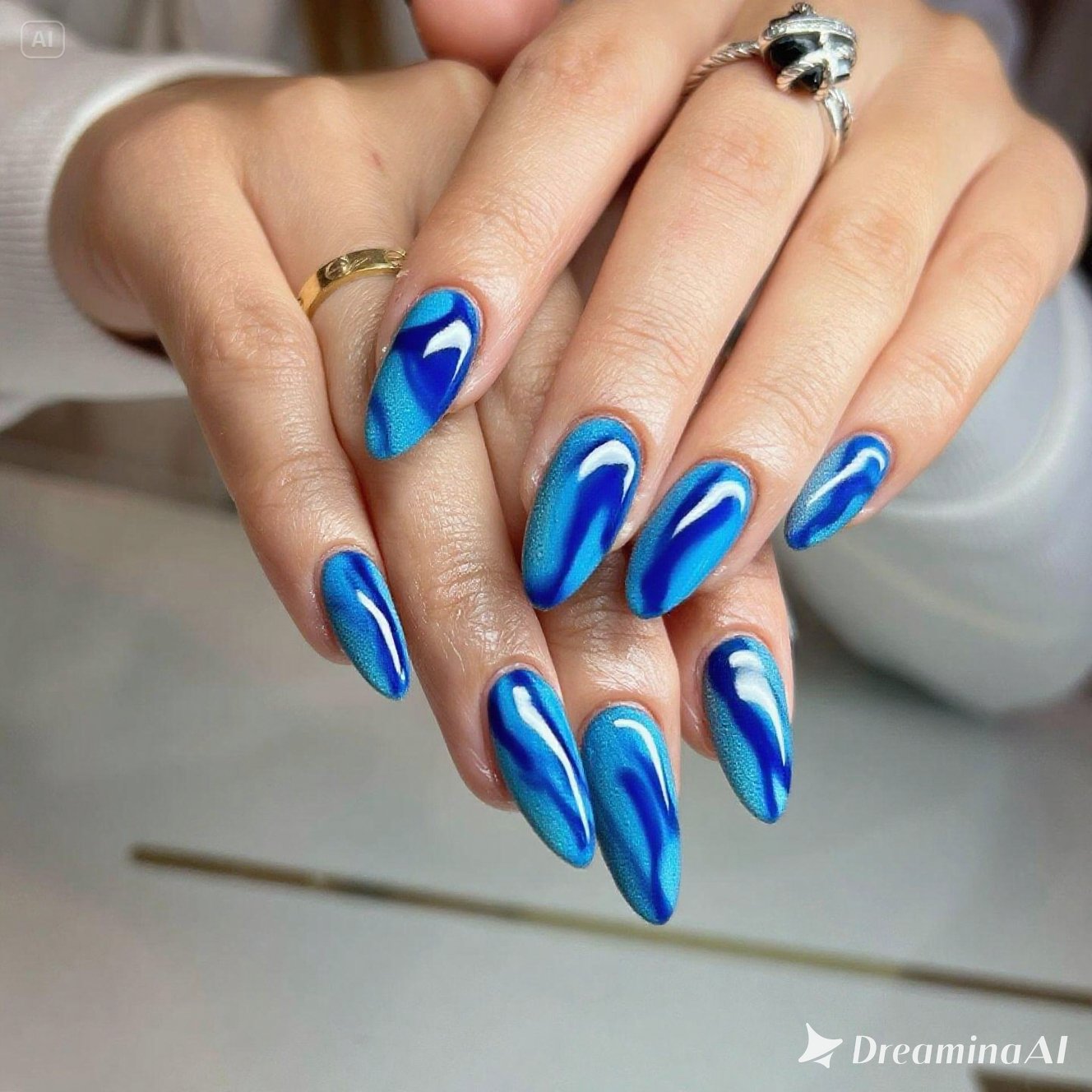 September Birthstone Nail