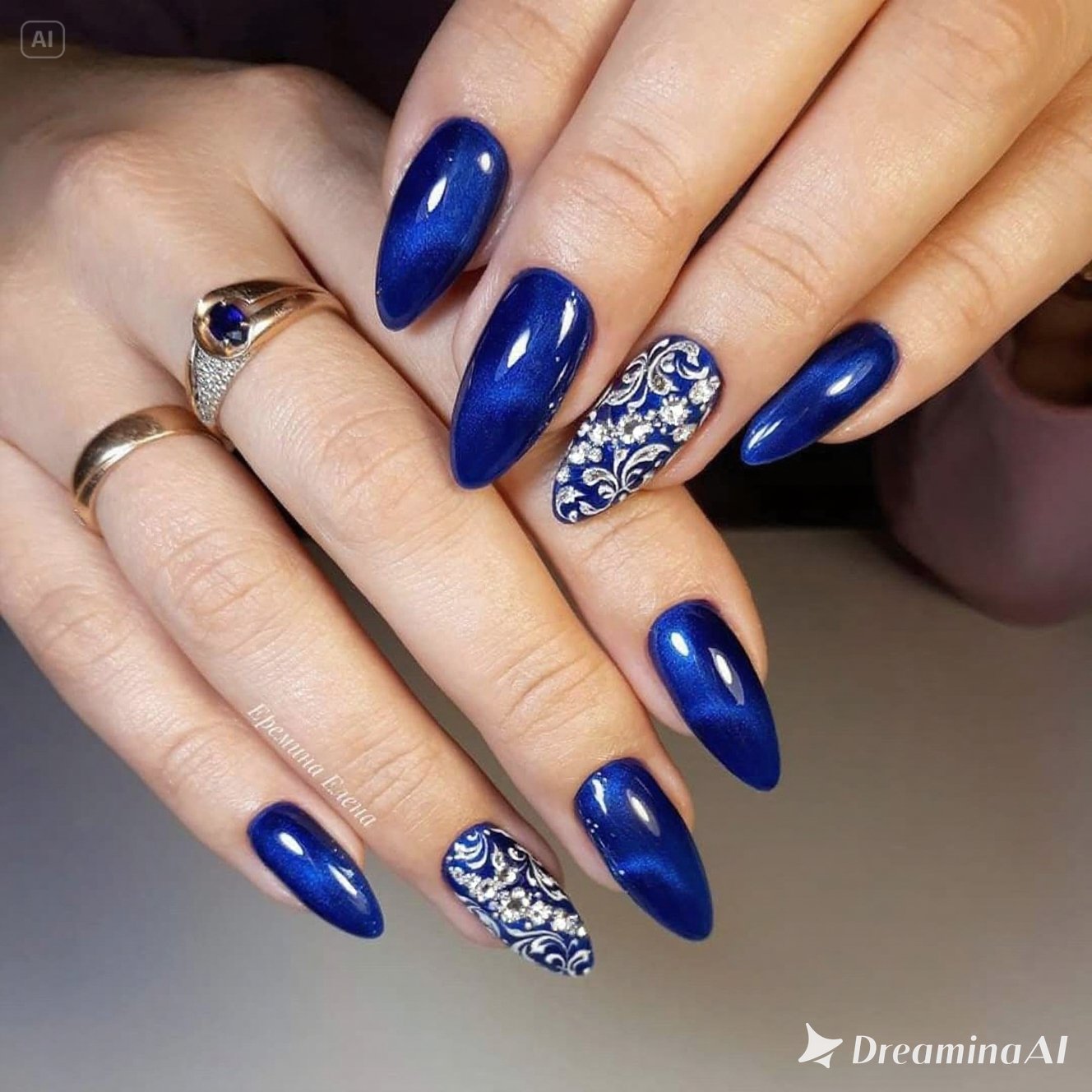 September Birthstone Nail