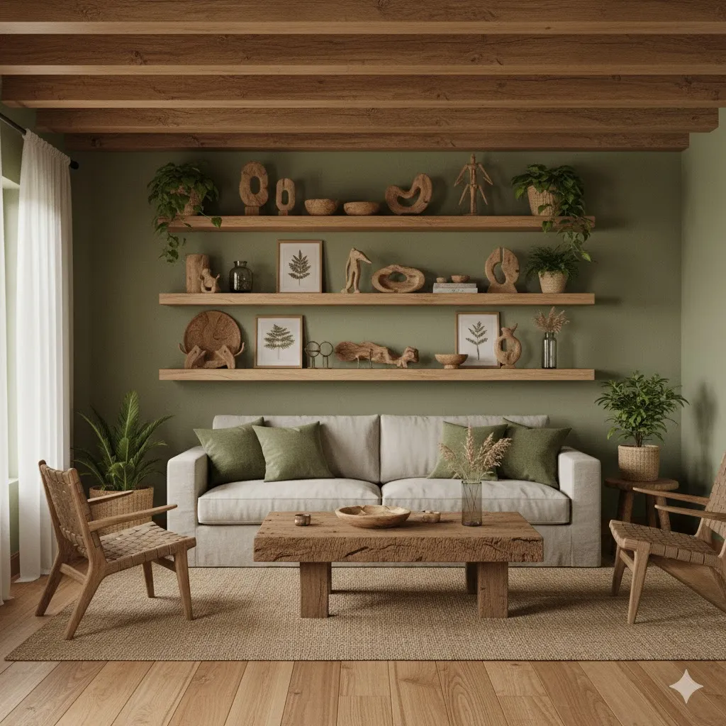 Green Living Room