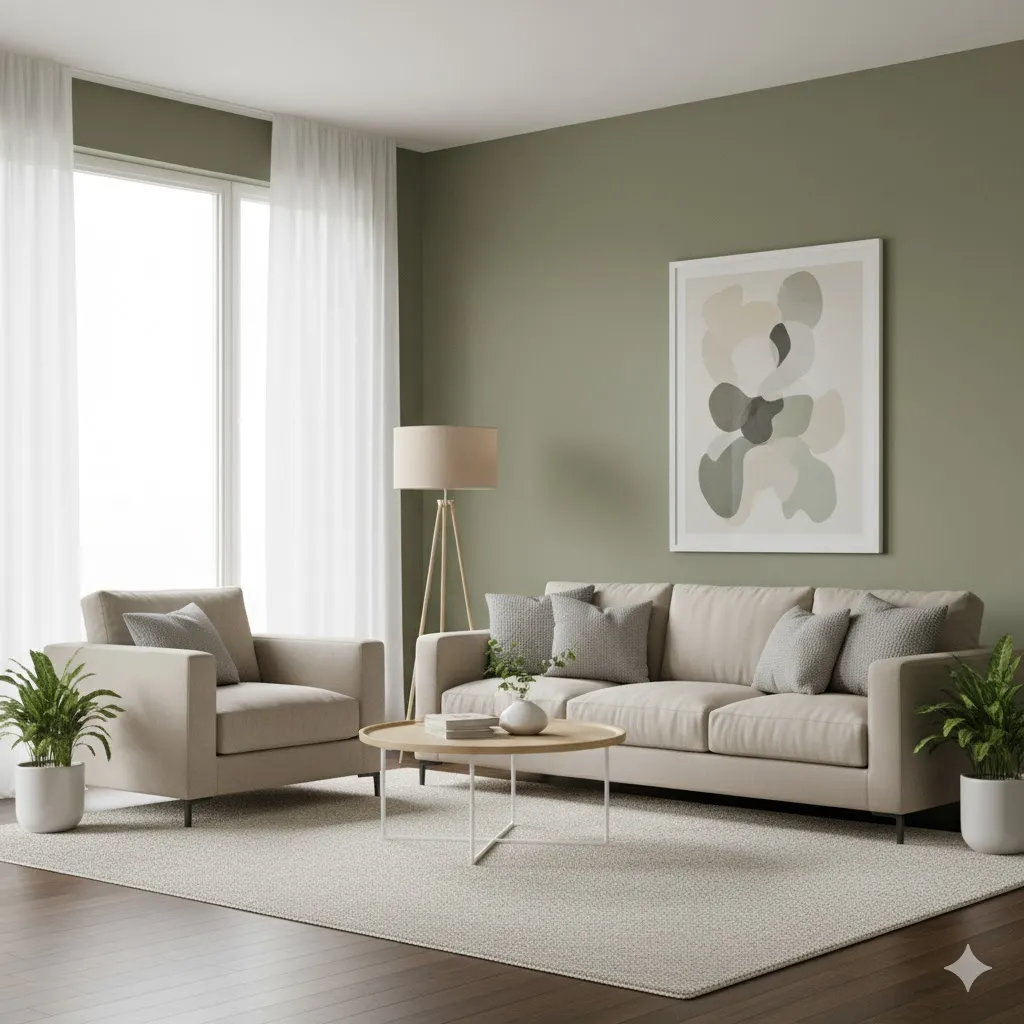 Green Living Room