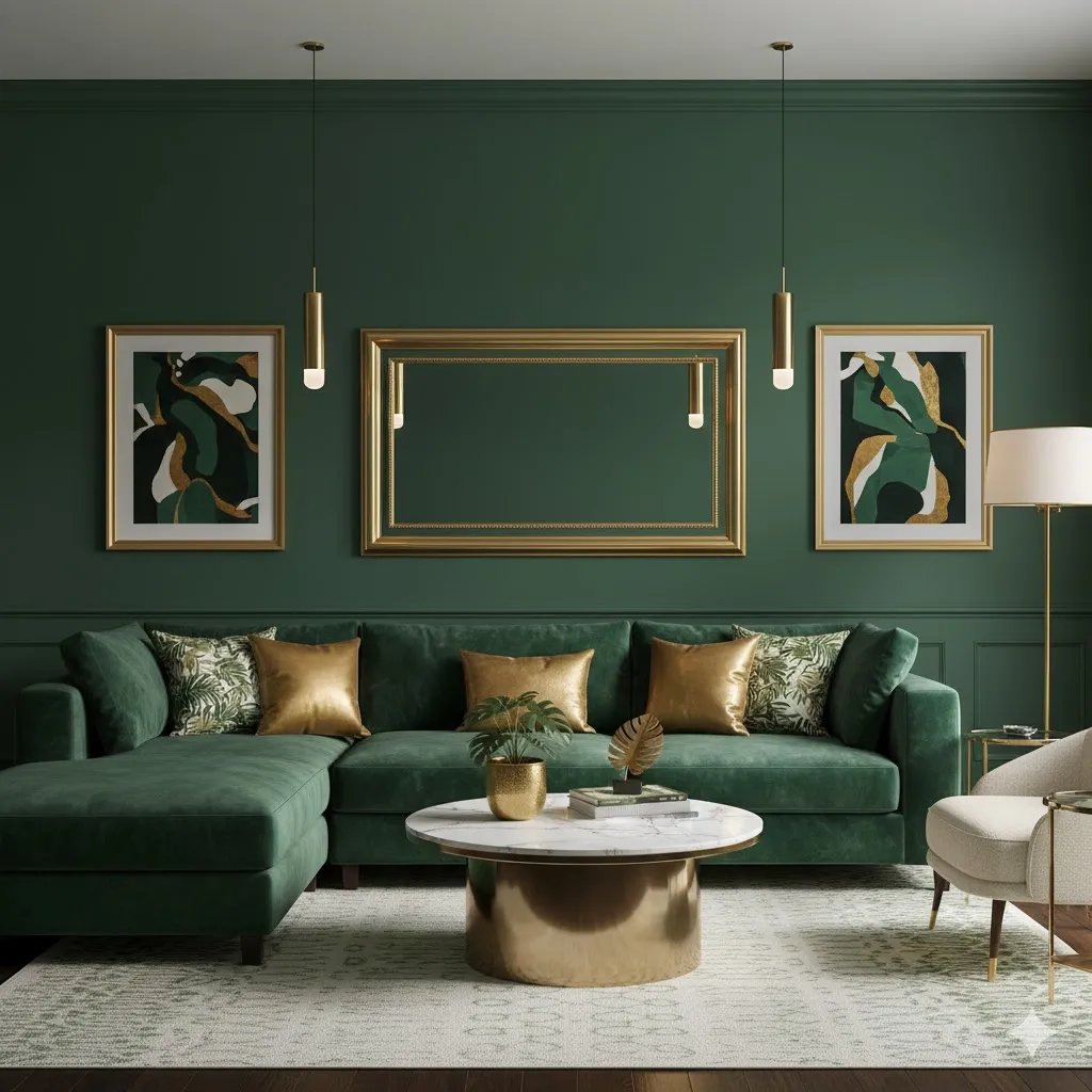 Green Living Room