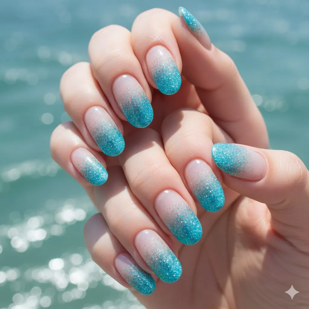 Aquarius Season Nail