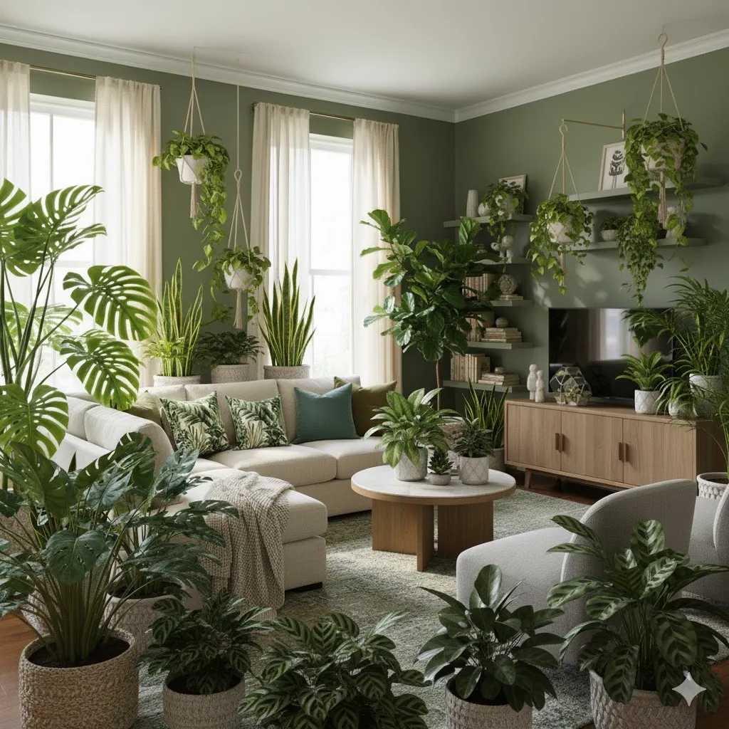 Green Living Room