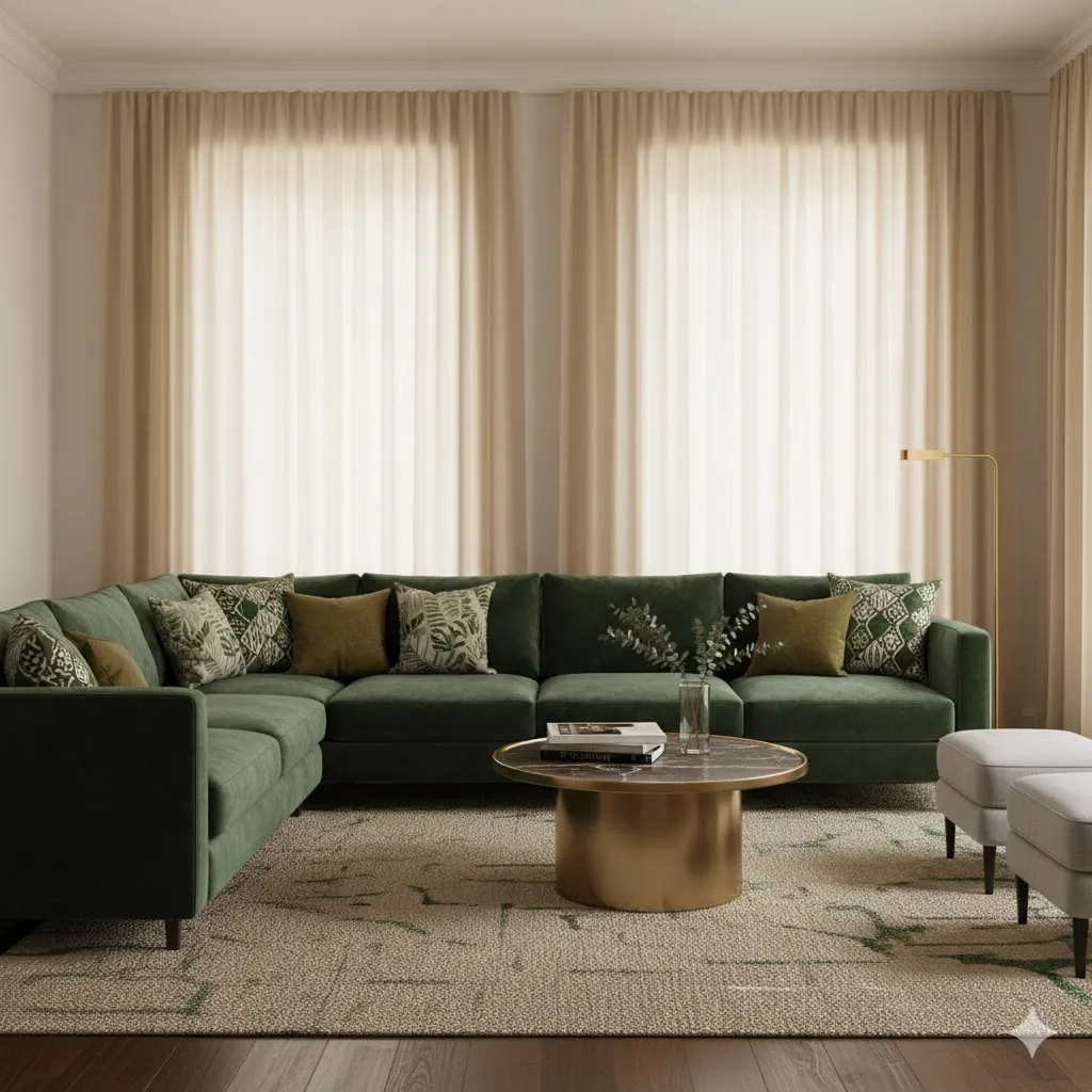 Green Living Room