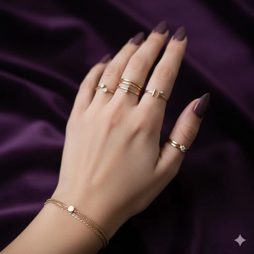 Earthy & Moody Tones Nails